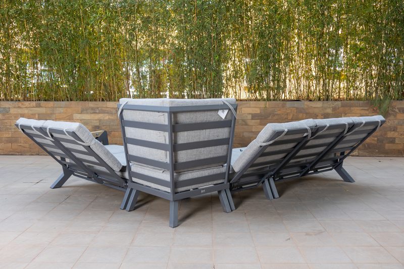 burford outdoor corner sofa + coffee table