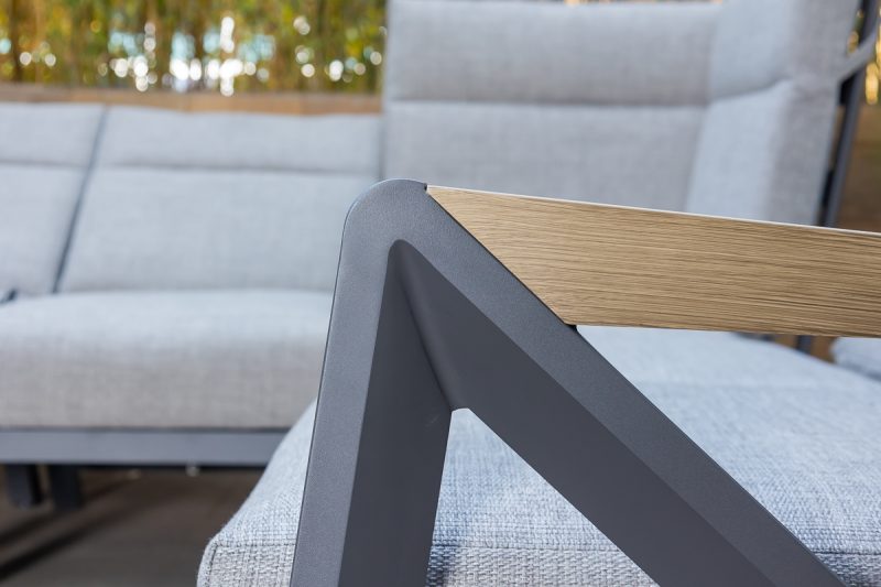 burford outdoor corner sofa + coffee table