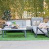 burford outdoor corner sofa + coffee table