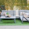 burford outdoor corner sofa + coffee table