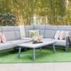 burford outdoor corner sofa + coffee table