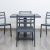 ghana outdoor dining table + 4 trent chairs