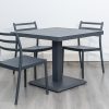 ghana outdoor dining table + 4 trent chairs