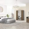 bianca king package - king bed + 2 nightstands + dresser mirror