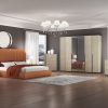 wagner king package - king bed + 2 nightstands + dresser mirror