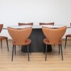 mosco dining table + 6 butterfly chairs