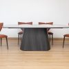 mosco dining table + 6 butterfly chairs