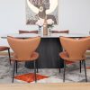 mosco dining table + 6 butterfly chairs