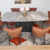 mosco dining table + 6 butterfly chairs