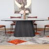 mosco dining table + 6 butterfly chairs