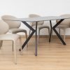 leena dining table + 6 finley chairs