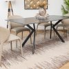 leena dining table + 6 finley chairs