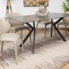 leena dining table + 6 finley chairs