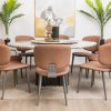 imperial round dining table + 6 range chairs