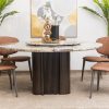 imperial round dining table + 6 range chairs