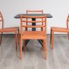 avro outdoor dining table + 4 trent chairs