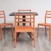 avro outdoor dining table + 4 trent chairs