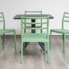 avro outdoor dining table + 4 trent chairs