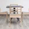 avro outdoor dining table + 4 trent chairs