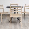 avro outdoor dining table + 4 trent chairs