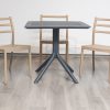 avro outdoor dining table + 4 trent chairs