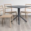 avro outdoor dining table + 4 trent chairs