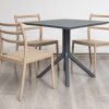 avro outdoor dining table + 4 trent chairs