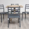 avro outdoor dining table + 4 trent chairs