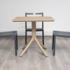 avro outdoor dining table + 4 trent chairs