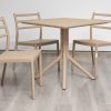 avro outdoor dining table + 4 trent chairs