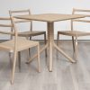 avro outdoor dining table + 4 trent chairs