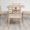 avro outdoor dining table + 4 trent chairs