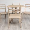 avro outdoor dining table + 4 trent chairs