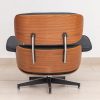 mid-century swivel leisure chair + stool