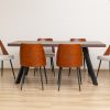 whitney dining table + 6 elnora chairs