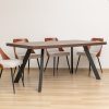 whitney dining table + 6 elnora chairs