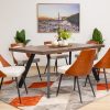 whitney dining table + 6 elnora chairs