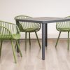 steve plastic top table + 4 ariel chairs