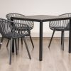 steve plastic top table + 4 ariel chairs