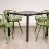 steve plastic top table + 4 ariel chairs