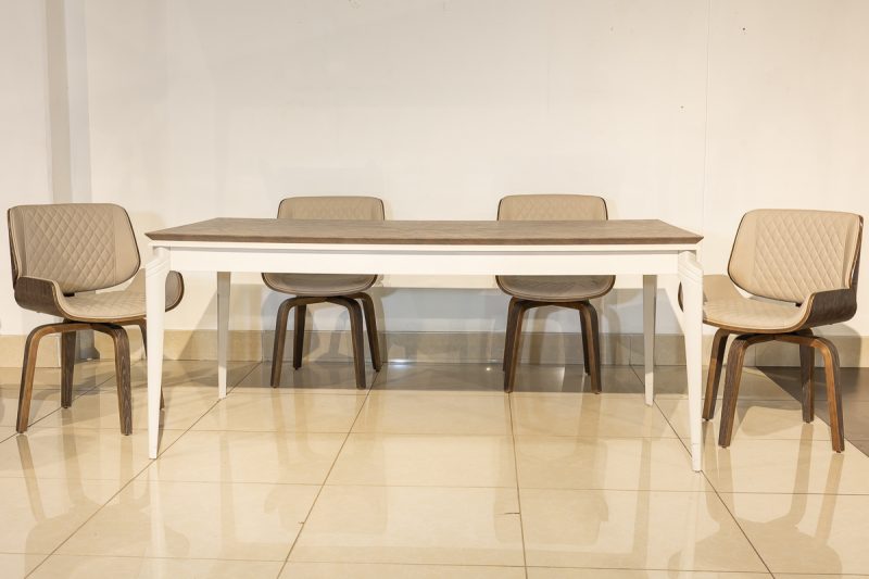 basalto dining table + 6 hoven chairs