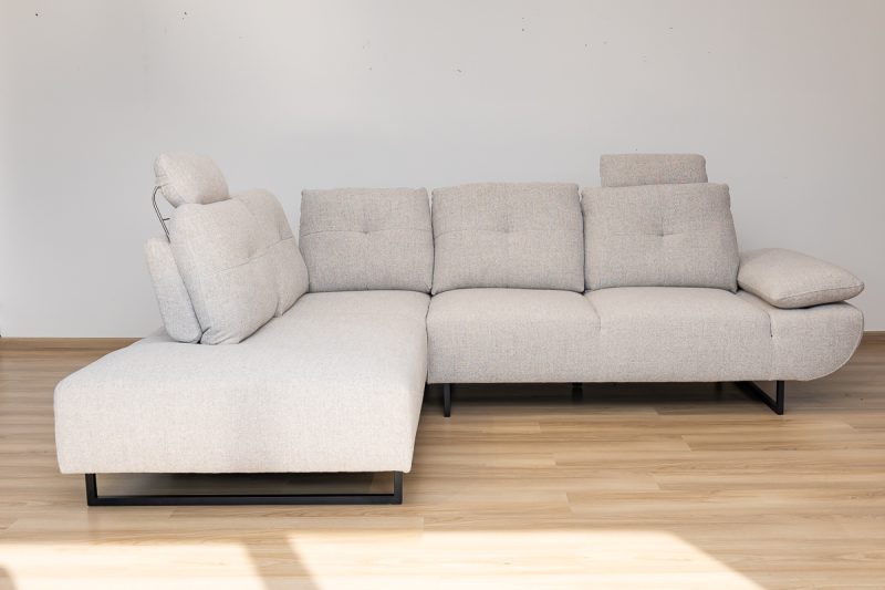monique sectional fabric sofa