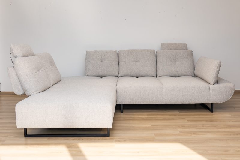 monique sectional fabric sofa
