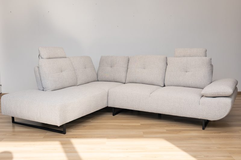 monique sectional fabric sofa