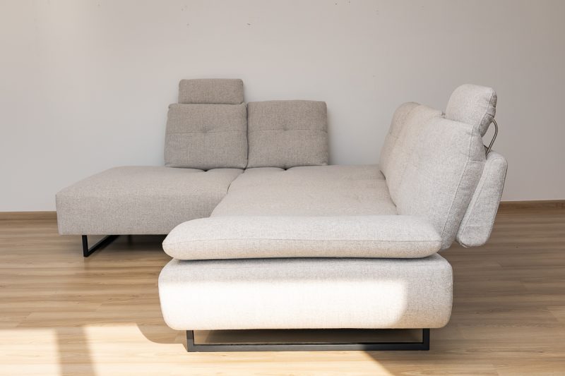 monique sectional fabric sofa