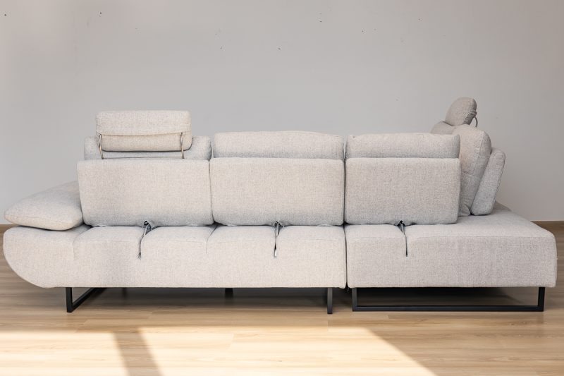 monique sectional fabric sofa