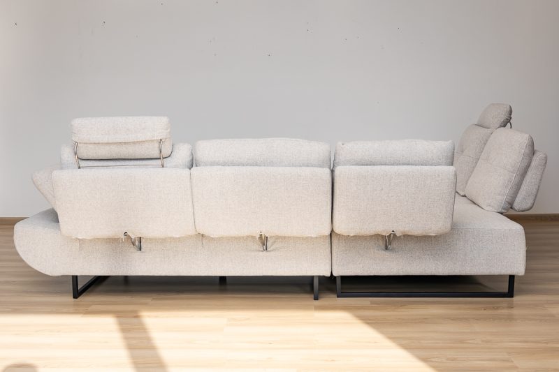 monique sectional fabric sofa
