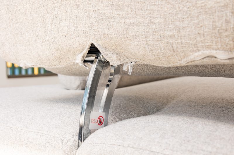 monique sectional fabric sofa