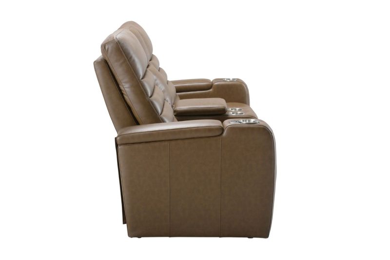 fritz 7 seater electric fabric recliner sofa (3+2+1+1)