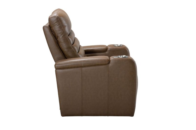 fritz 7 seater electric fabric recliner sofa (3+2+1+1)